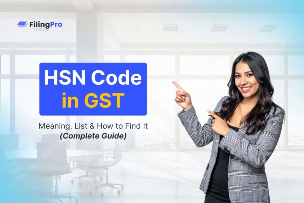 HSN Code in GST blog cover image